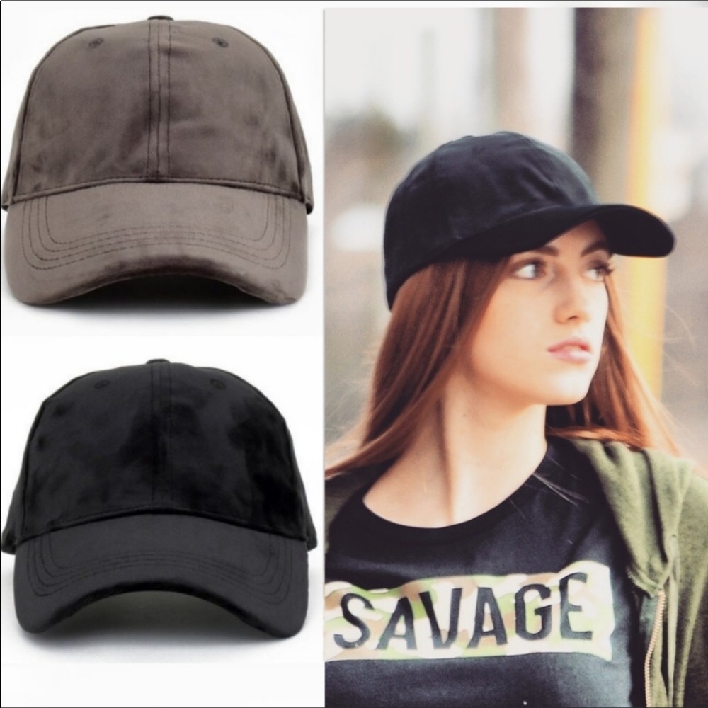🎉HOST PICK🎉Velvet Baseball Cap - Picture 3 of 4
